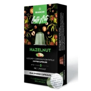 Bianchi Caffè Nespresso Hazelnut Aroma Espresso кафе капсули 10 бр